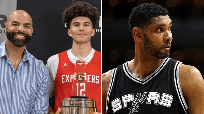 前NBA球星卡斯洛称儿子是现代版邓肯