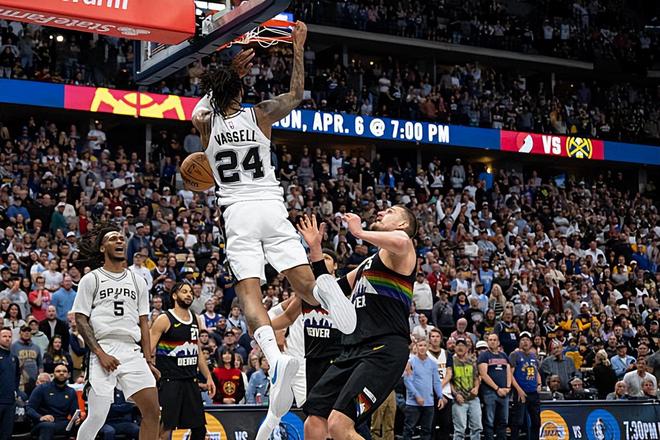 丹佛掘金加时险胜马刺 瓦塞尔表现低迷成败关键